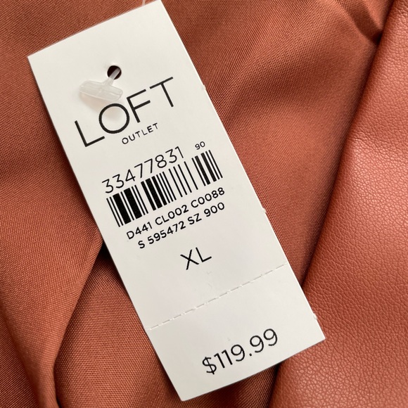 Loft faux leather blazer - Picture 11 of 11